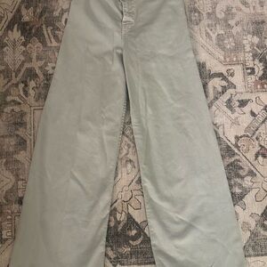 Zara Kids Mint Wide-Leg Jeans